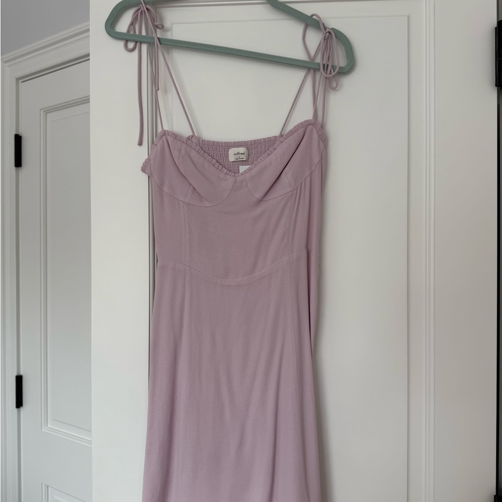 Wilfred Fable Mini Dress in Soft Purple